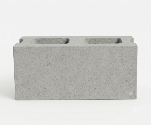 150mm 6 inch interlocking hollow concrete block with male and female ends for wall construction in Jamaica.