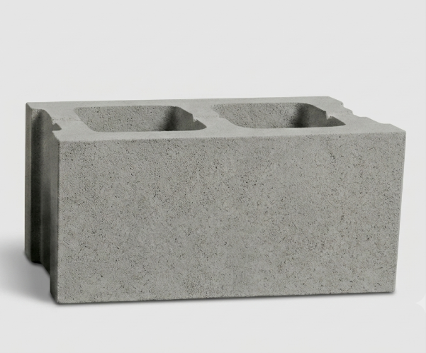 200mm 8 inch interlocking hollow concrete block with male and female ends for heavy-duty walls and foundations in Jamaica.