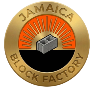 Jamaica Block Factory logo, a leading supplier of building and concrete blocks in Jamaica