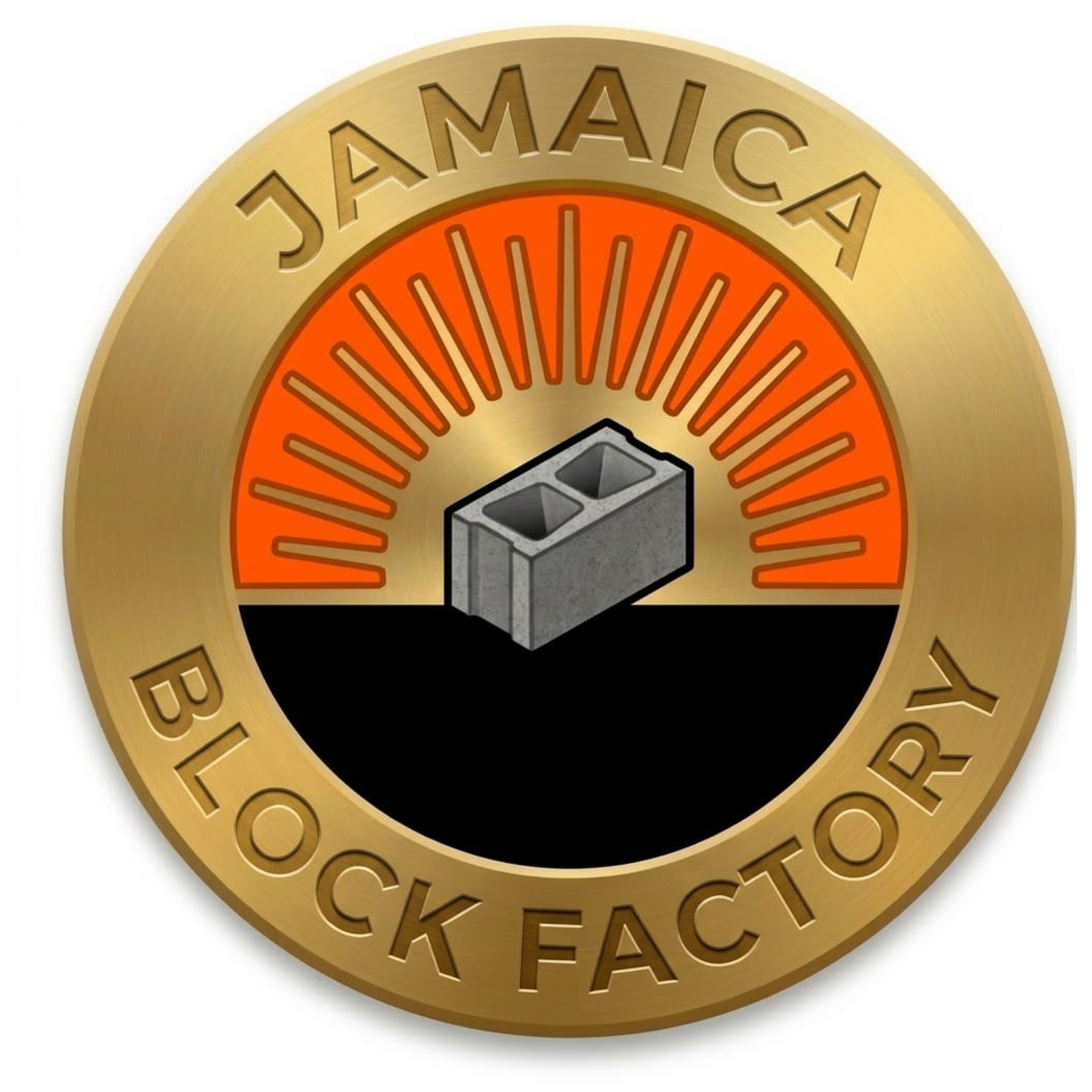 Jamaica Block Factory logo, a leading supplier of building and concrete blocks in Jamaica